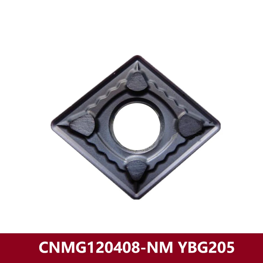 

Original CNMG120408-NM YBG205 CNMG432-NM Carbide Inserts CNMG 120408 NM CNMG 1204 CNMG120408 CNC Lathe Cutter CNMG1204 Toolholdr