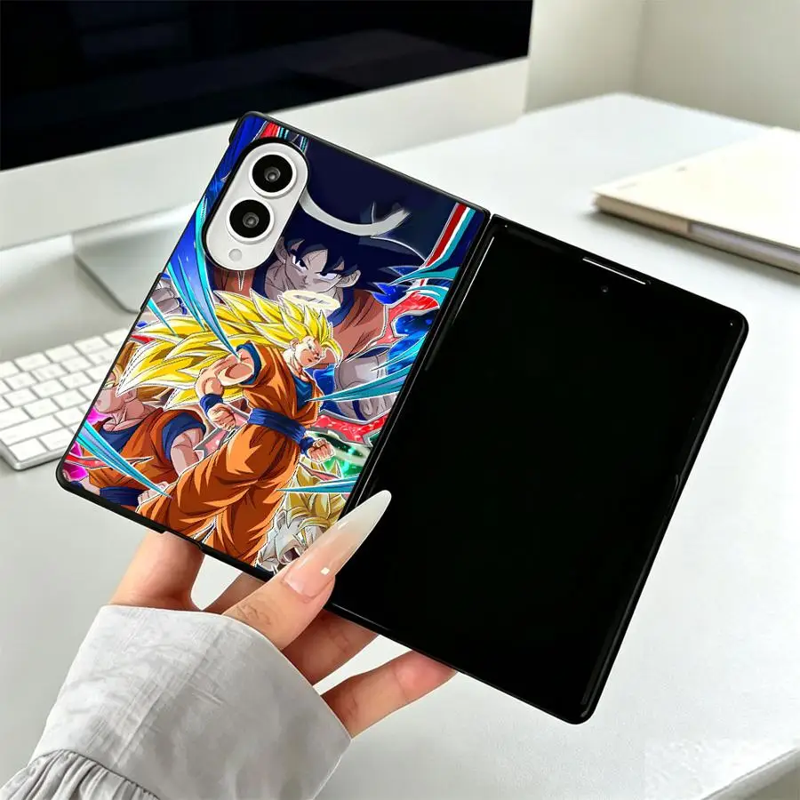 Case for Samsung Galaxy Z Fold8 Wide ZFold8 ZFold Wide Z Fold 8 Luxury Phone Cover Dragon Balls SS3 Goku