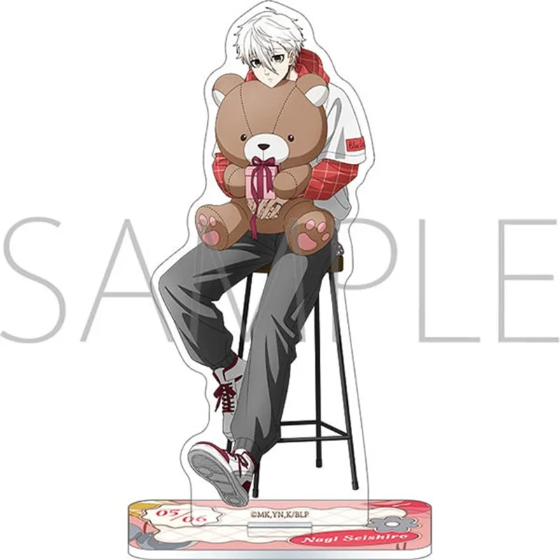 

Blue Lock Valentine'S Day Isagi Yoichi Meguru Bachira Anime Acrylic Figure Display Stand Model Plate Friends Girl Gift Keychain