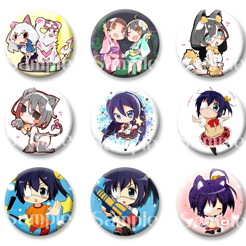 

Nekomonogatari Anime Character Hachikuji Mayoi Araragi Tsukihi Q Version Cute Badge Collectible Pendant