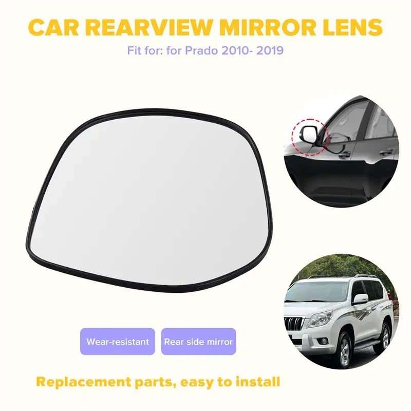 For Toyota Prado 2010-2013 2014 2015 2016- 2019 Car Mirrors Part Outer Rearview Side Mirror Lens 87931-0G020