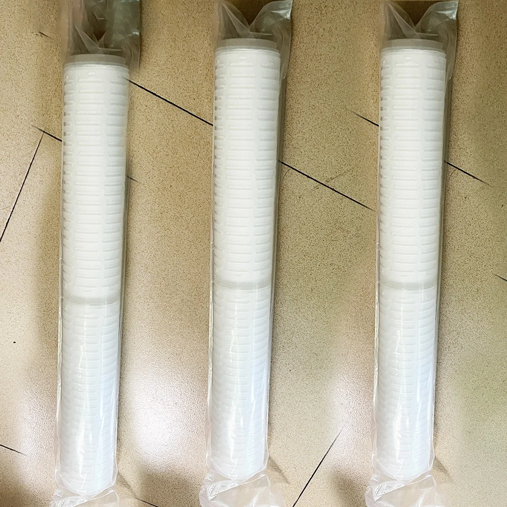 

Картридж для фильтра для воды с гидроабразивной головкой 20 дюймов, 0,45 микрон, 1 мкм A-00562-1 TL-005001-1, микропористая складная мембрана для струйной резки воды