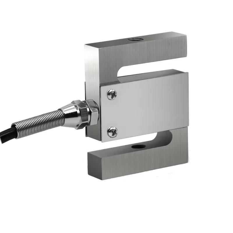 

High-precision large-range S-type tensile pressure weighing sensor load measurement force packaging scale