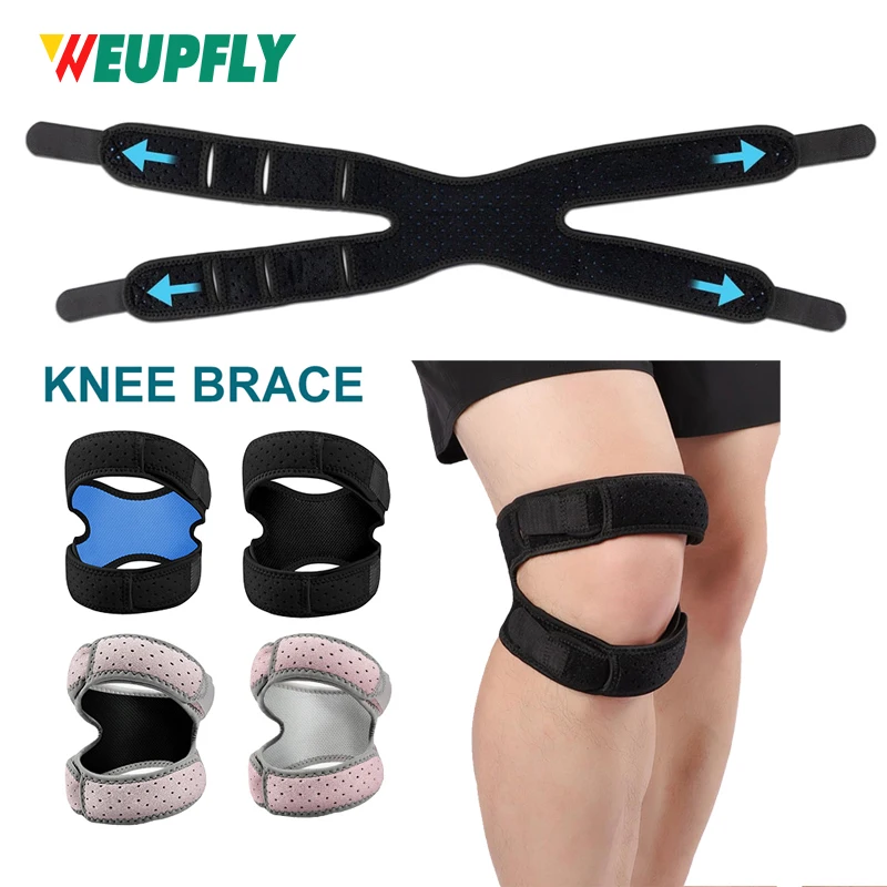 1 Stück Übergrößen-Kniescheibensehnen-Stützband, Knieschmerz-Linderung Verstellbares Neopren-Knieband für Laufen, Arthritis, Sprungknöchel