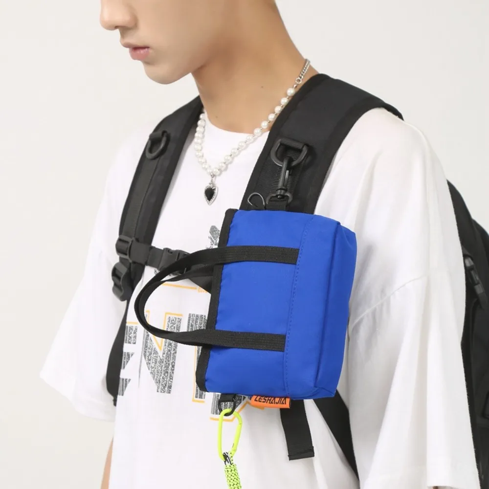 

Мужская сумка через плечо большой емкости на молнии, нейлоновая портативная сумка для мобильного телефона, водонепроницаемая спортивная сумка на одно плечо унисекс