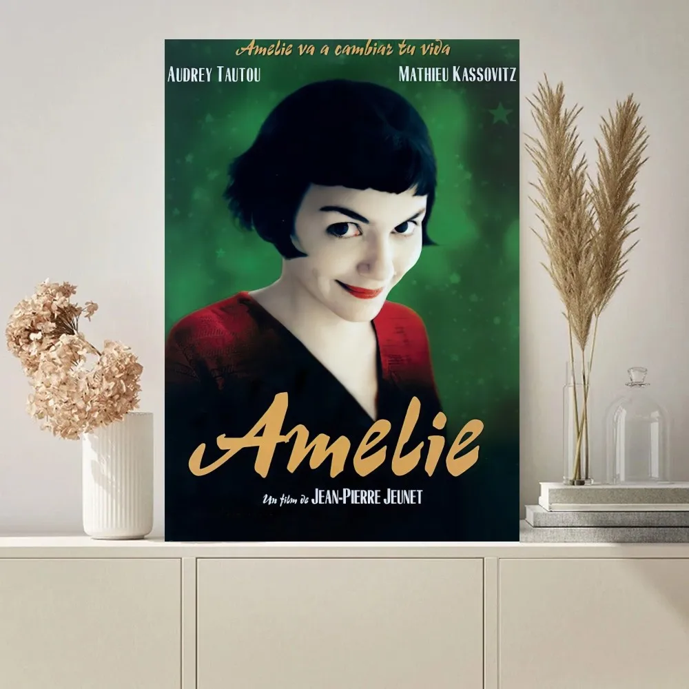 Amelie Classic Movie Poster Paintings on The Wall Picture for Living Room Interior Painting Room Decoration