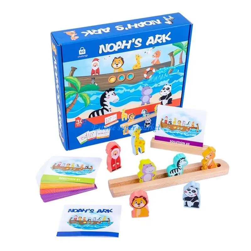 

090B S Ark Sorting Games Improve Intelligence Table Set Toy Cards for Kids Boys