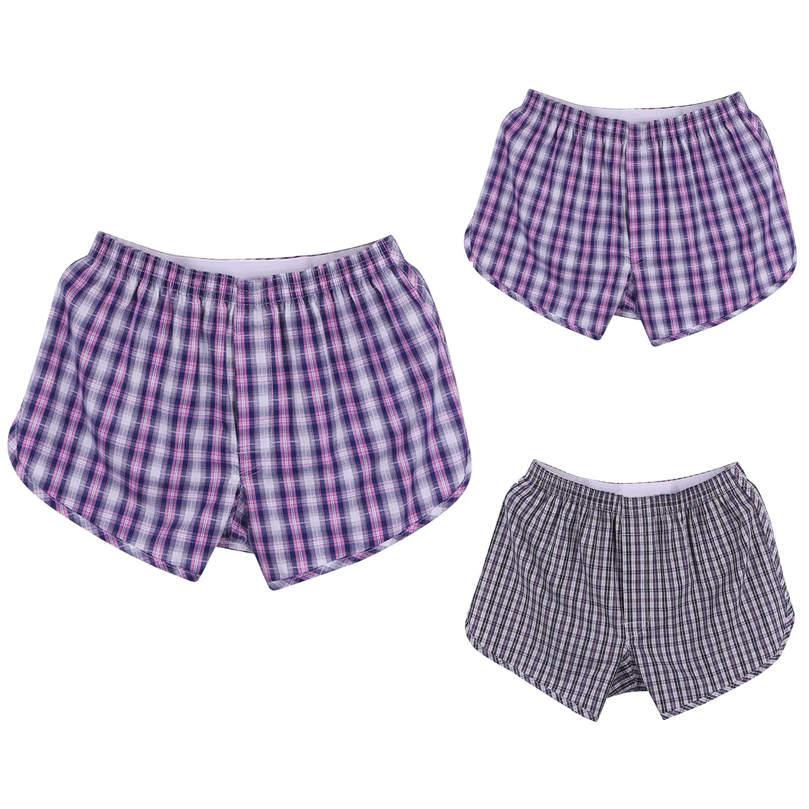 

Мужские короткие короткие мужские хлопковые нижнее белье Свободные шорты Шорты со средней талией Хлопковые пижамы Большое нижнее белье Подарок на голову Мужское нижнее белье