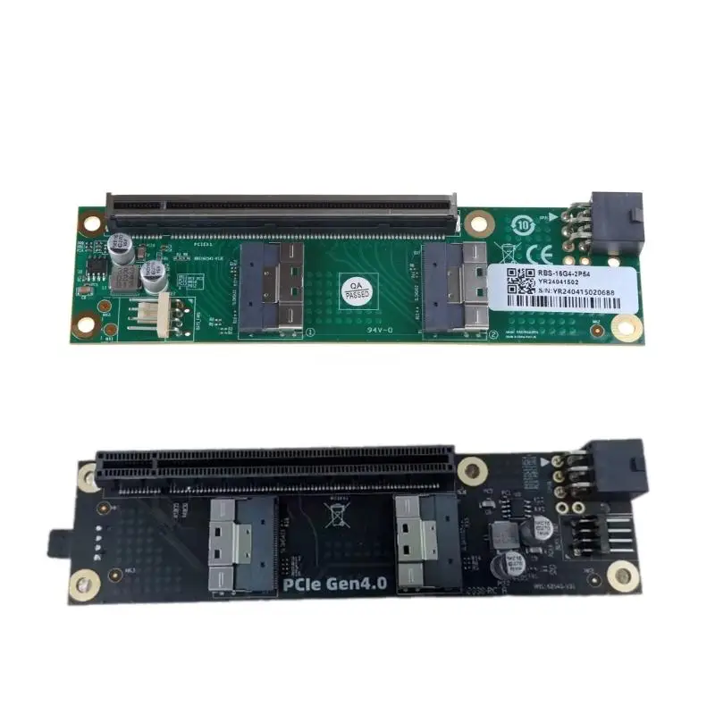 

PCIe4.0 to SFF-8654 Converters Board Fast Data Transfer for NVMe SSD Storage Dropship