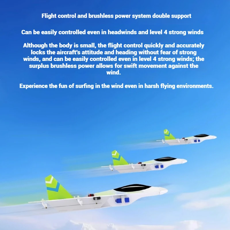 Nuovo Su27 Ala fissa Rc con controllo di volo Feedback di tensione a lunga distanza Fai da te Materiale della scheda magica Giocattoli per aerei resistenti agli urti