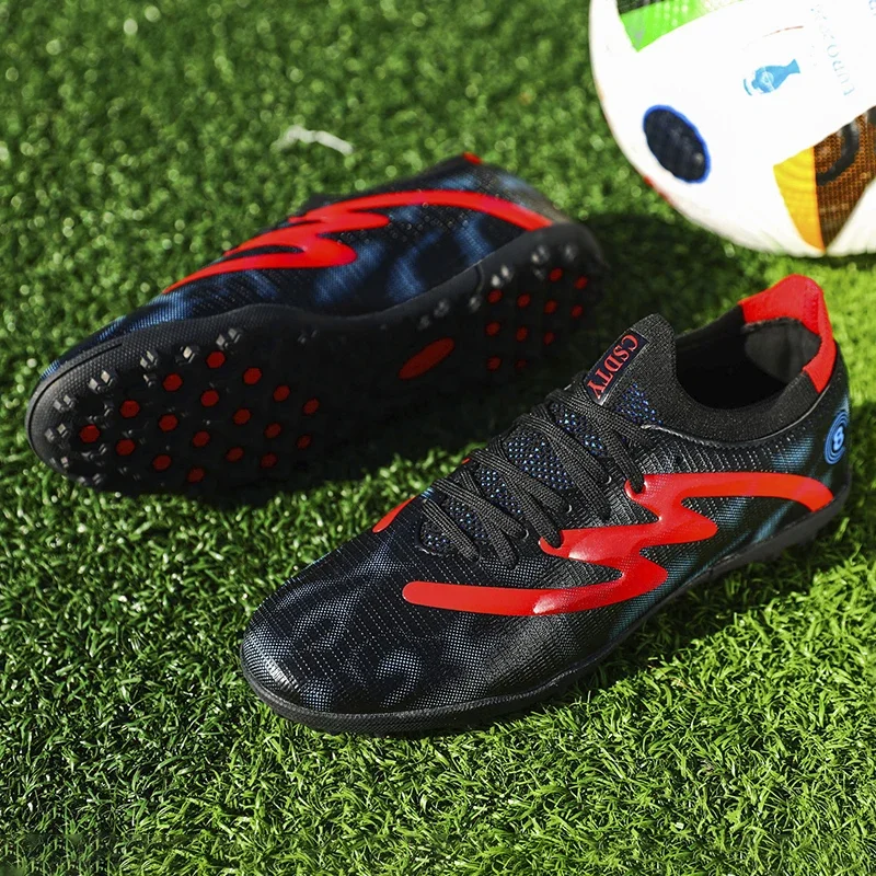 

Turf Football Boots Men Soccer Shoes Non Slip Women Football Cleats Fashion Youth Chuteiras Society Male Futsal Sneakers