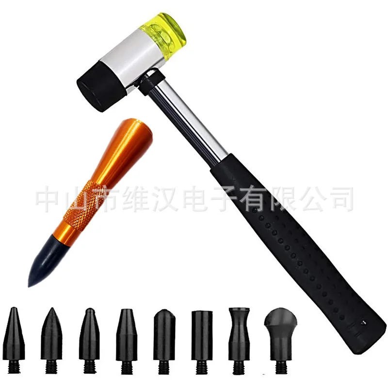 Dent Removal Rods Tools Dent Repair Kit for Car Auto Body Dents Hail Damage Removal Set Stainless Steel Hands Tools