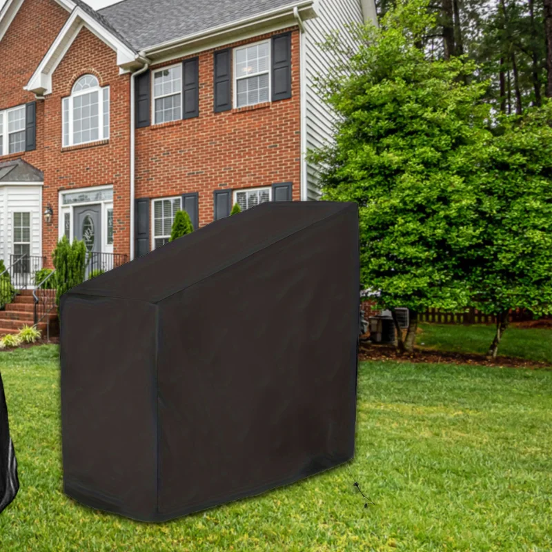 Waterproof Black Fitness Bike Cover - Durable Upright Sports Equipment Protection Cover image 5