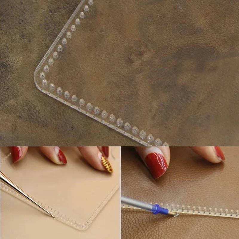 DIY Handmade Fashion Personality Access Control Card Holder Acrylic Template Handmade Leather Craft Bag Template