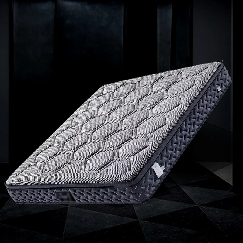 

Double-layer partition independent spring latex mattress, constant temperature ice silk memory cotton silent