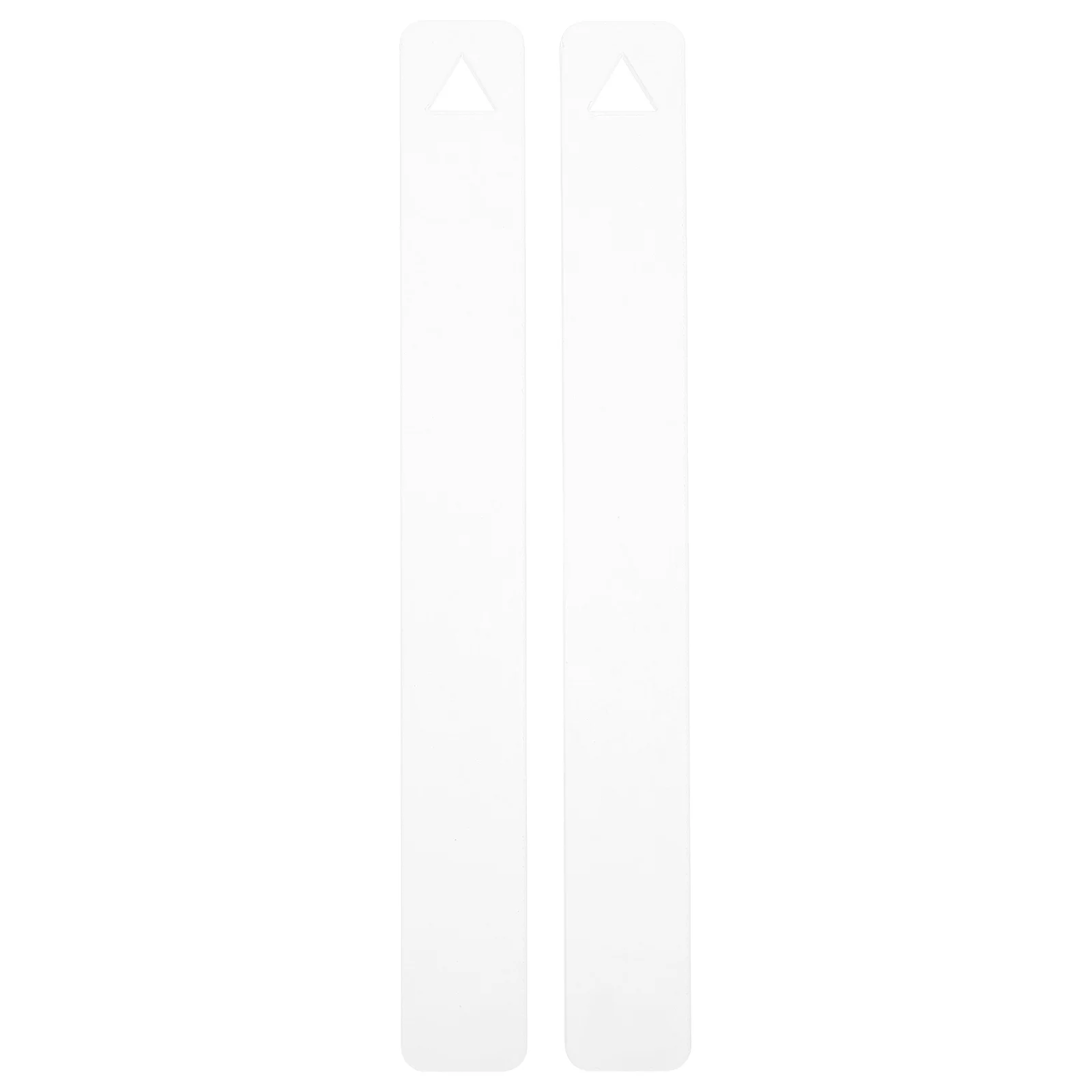 Cortador de galletas acrílico, regla de espesor para arcilla polimérica, artesanía para hornear, rodillo para Pizza, herramienta de medición de cerámica, 1 par