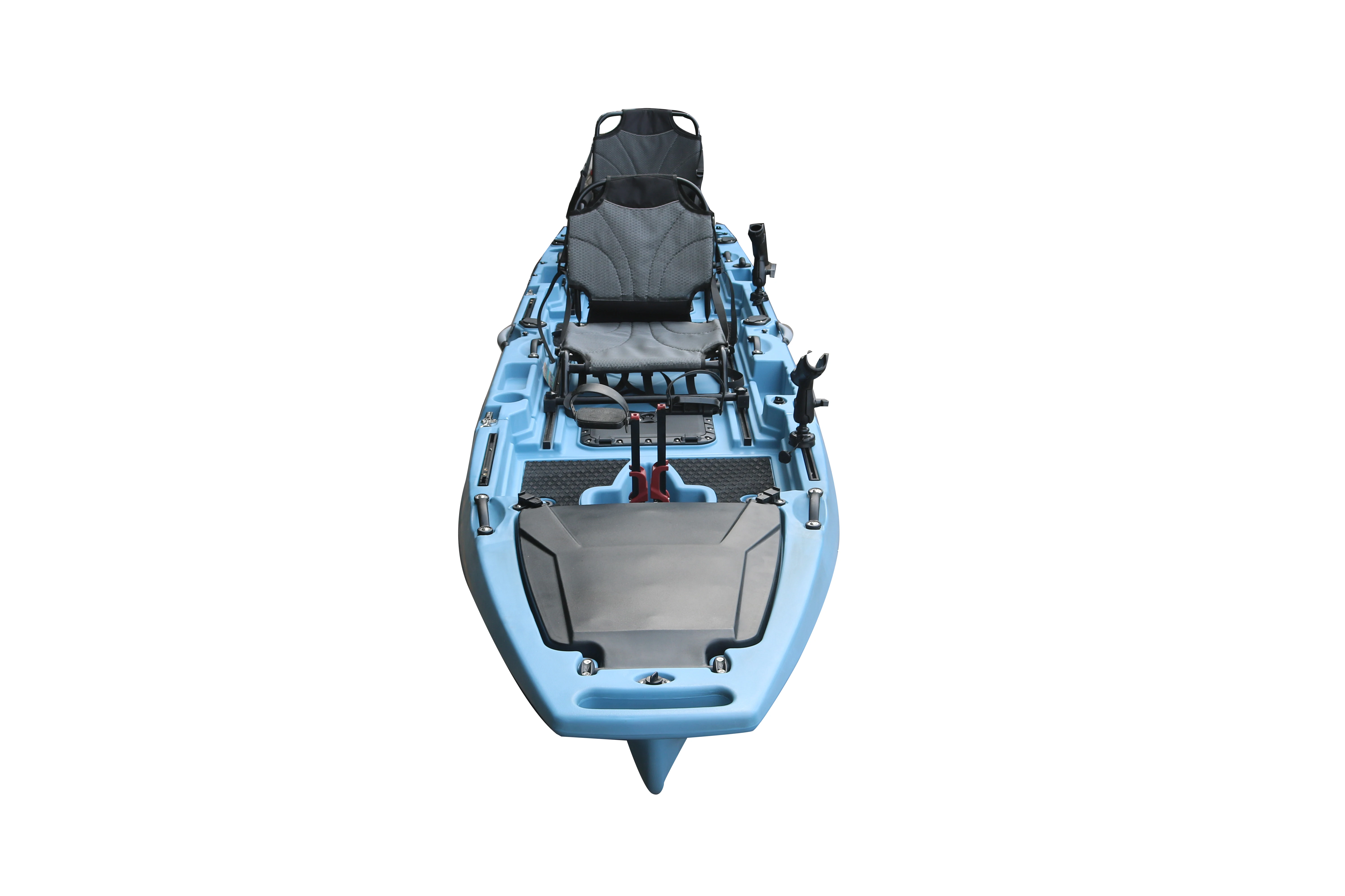 فايكنغ 4.2 متر وحدات دواسة الصيد كاياك CE معتمد HDPE LLDPE بدن 2 شخص جولة البحر للبحيرات والأنهار بالجملة