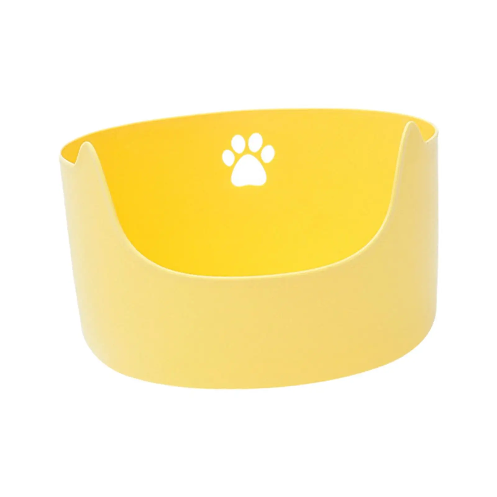 Cats Litter Pan with High Sides Pet Supplies Anti Splashing Open Cats Litter