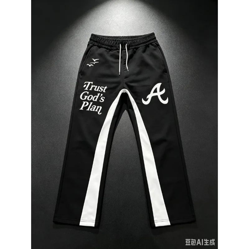 Y2k Flared Pants Men's Kids Loose 3D Print Trousers Casual Sweatpants Mid Waist Sporty Clothes Streetwear Hip Hop Vintage Pants