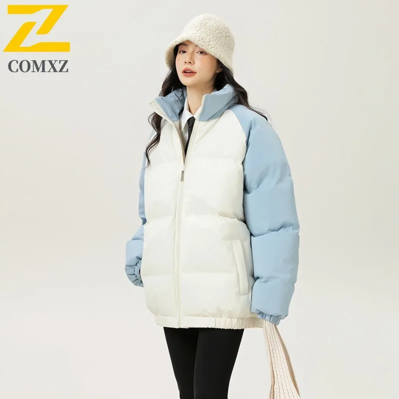 

COMXZ Мужская хлопковая стеганая куртка, современная легкая теплая минималистичная стеганая куртка для кемпинга и путешествий, лыжная гламурная зимняя стеганая куртка