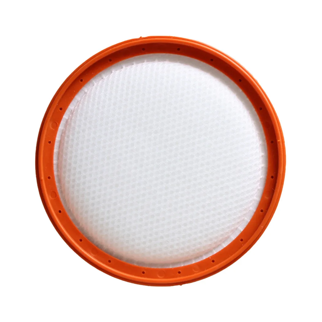 2 Packs Pre Motor Filter For Goblin GVC304B Vacuum Cleaner 125mm Orange+White Filters Household Cleaning Tools Robot Part