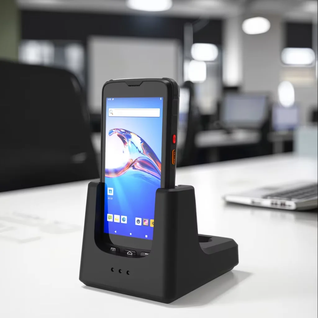 5.5 Inch Qctacore Android 10.0 Mobile Data Collector Barcode Scanner IP67 Rugged Handheld PDA with 4G RAM 64G ROM