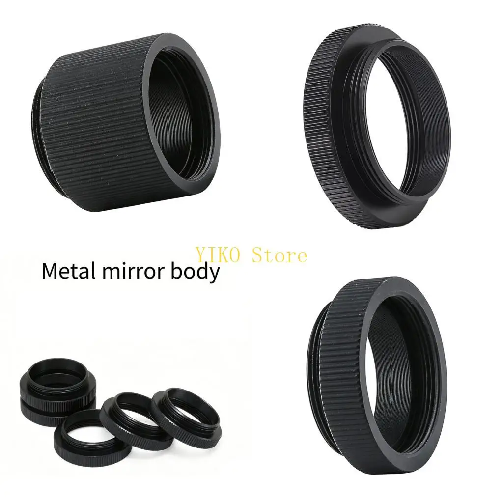 K32C C To CS Mount Adapter Rings For Camera Lens Conversion 5Mm/7Mm/10Mm Distance Compensation AntiReflection Coating