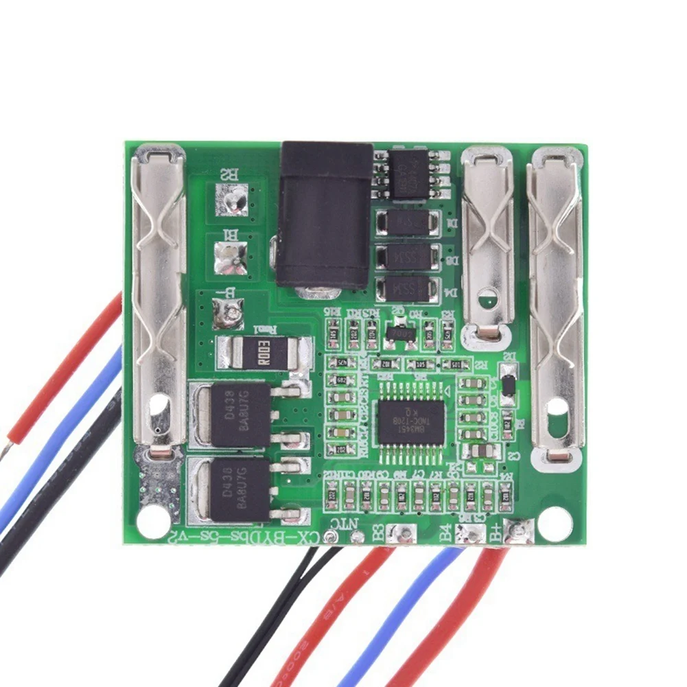 ABIY 5S Battery Charging Protection Board BMS Module 18V 21V 20A Li-Ion Lithium Battery Protection Board for Power Tools