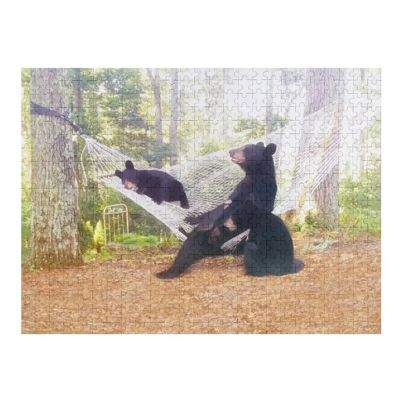 

HAMMOCK BEARS - The Original Jigsaw Puzzle Custom Gifts Photo Puzzle