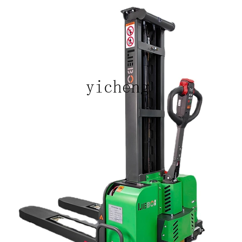 Zk Electric Forklift 1 Ton Handling and Unloading Automatic Lifting Ascending Dispatch Trolley Stacking Logistics Warehouse