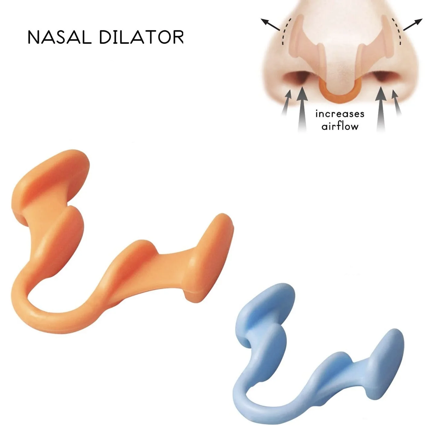 Ease Breathing And Snoring Anti Snore Sleep Aid Device Silicone Nasal Dilator