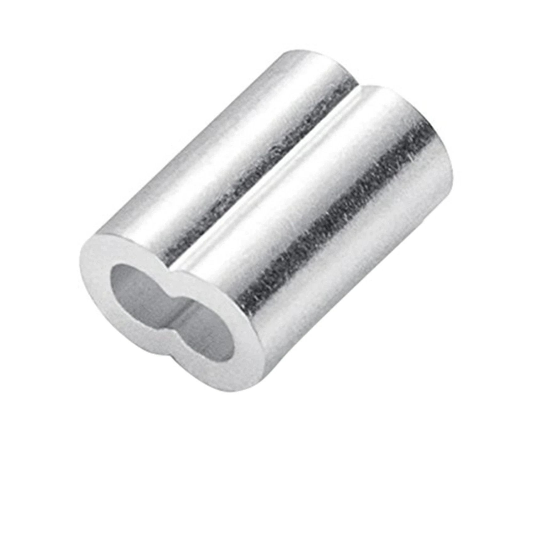 A93E-400PCS 1/16 Inch Cable Ferrule Set Aluminum Alloy Crimping Loop Sleeve For Wire Rope