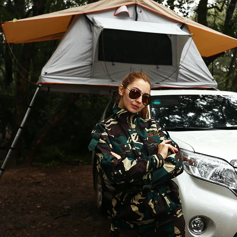 

Aluminum Car Outdoor Rooftop Camping 2-3 Person Roof Top Tent Soft Shell