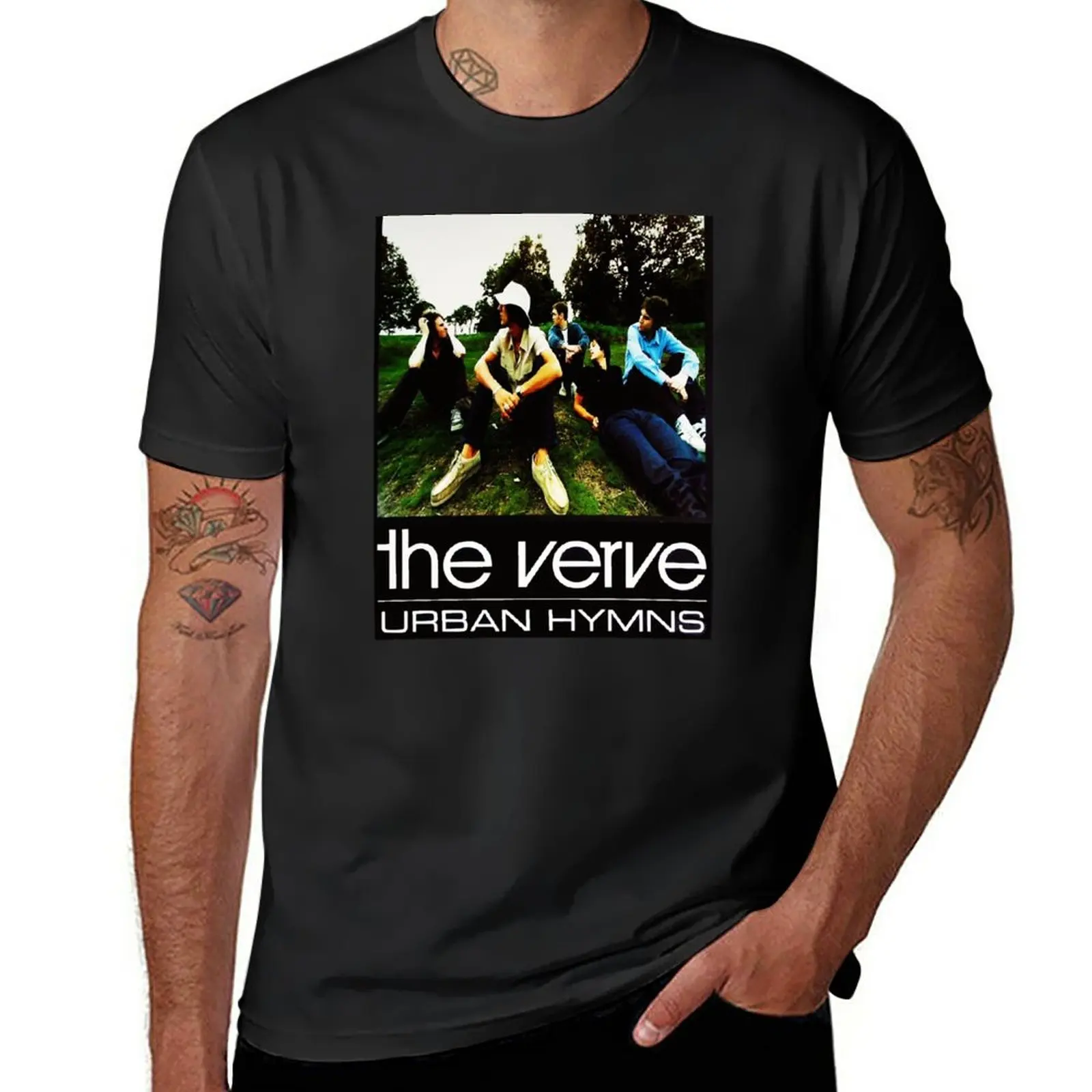 

New THE VERVE BAND T-Shirt sports fan t-shirts oversized t shirts mens graphic t-shirts pack