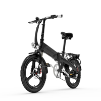 Lankeleisi G660 Electric Bicycle  500W Motor 20*1.95 Inch Tire 48V12.8Ah Battery Shimano 7 speed Hydraulic Brake E-Bike