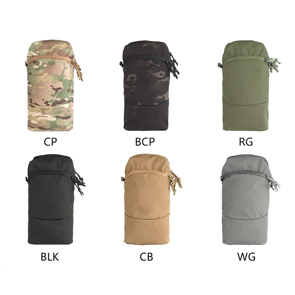 

Pharaoh style GP Vertical 6*12inch Sundries Vest Molle Back Panel Accessory Bag Pouch Multifunctional Universal Outdoor Pouch