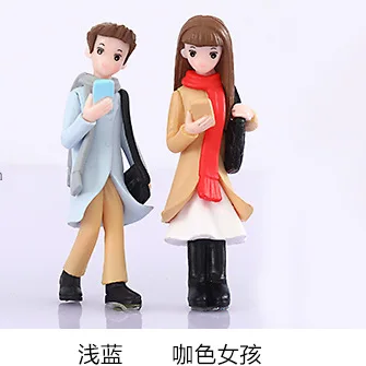 Wholesale New Satchel Phone Couple, Micro Landscape Gardening DIY Decorative Accessories, Satchel Phone Couple Ornament