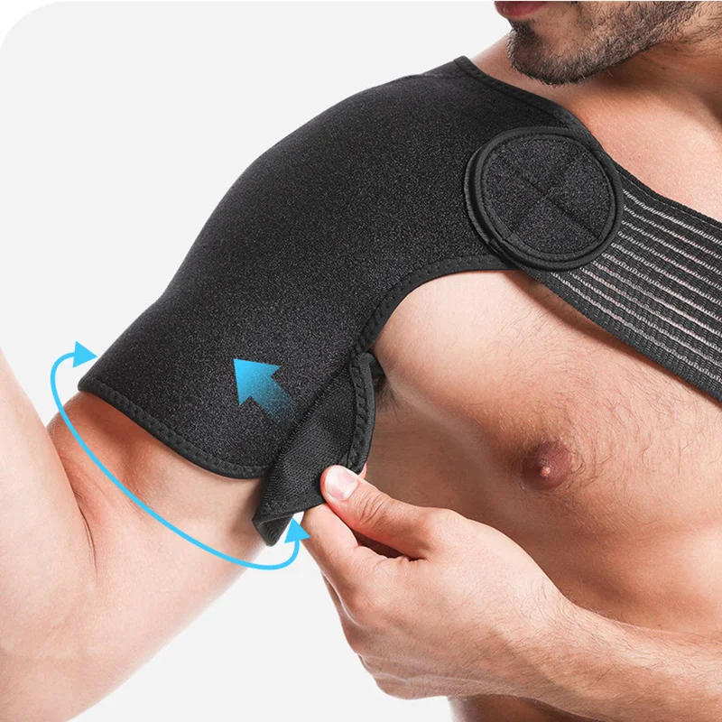 Protezioni per la spalla professionali regolabili compressione pallacanestro Badminton tracolla cinghie per cintura Brace Back