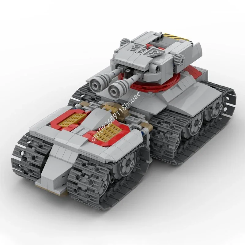 

892 детали MOC: Танк-ограничительник Terran, конструктор, архитектурная модель для коллекционеров, подарок для детей на Рождество
