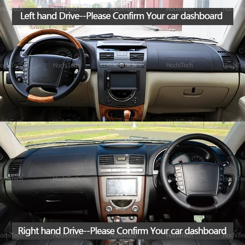 Imagen 2 del producto Para Ssangyong Rexton 2007-2017 cubierta de tablero evitar la luz antideslizante antisuciedad alfombrilla parasol Dashmat proteger LHD RHD