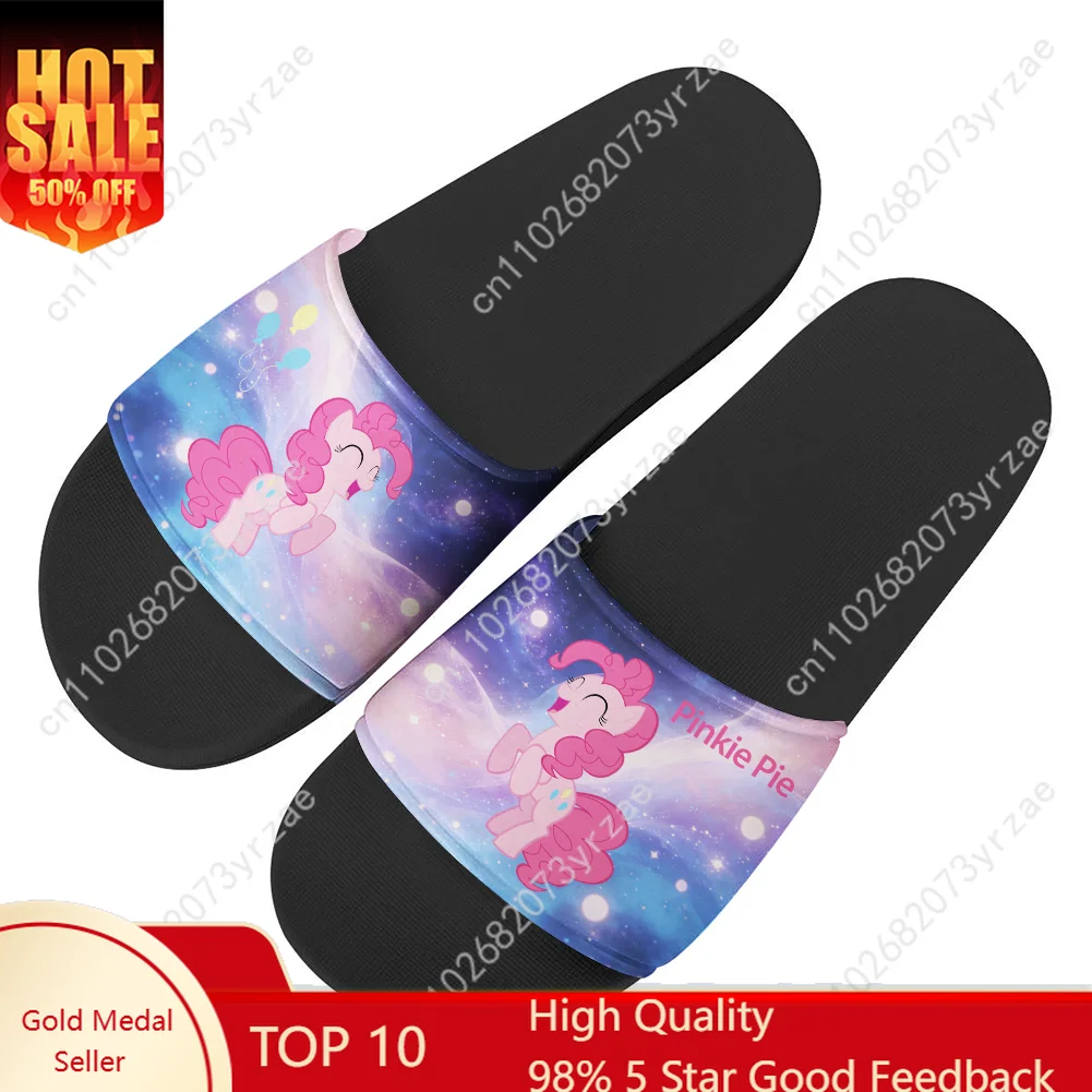 

Pinkie Pie Slippers Man Woman Home Slipper My Little Pony Friendship Is Magic Fashion Custom Water Shoe Cosplay Footwear