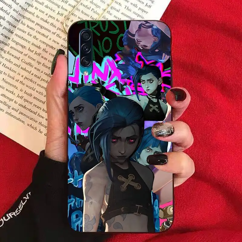 L-League of L-Legends Cartoon Arcane Jinx Phone Case For Samsung A 10 11 12 13 20 21 22 30 31 32 40 51 52 53 70 71 72 73 91 13