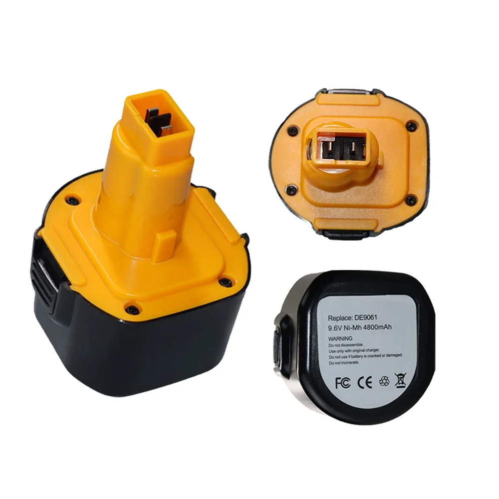 9.6V for Dewalt 4800mAh ni-mh battery DE9036 DE9061 DE9062 DW9060 DW9061 DW9062 EZWA 29 1005007175921016