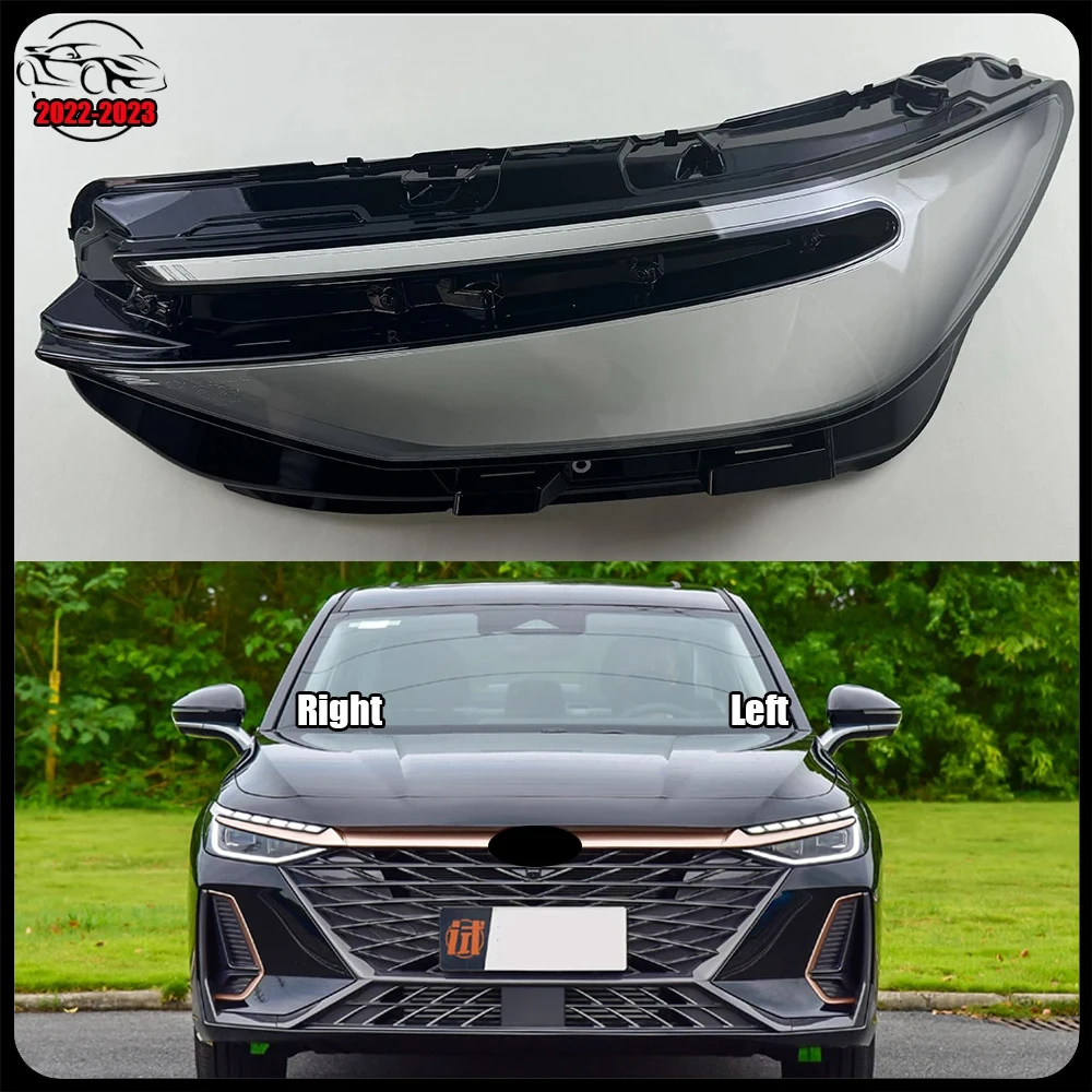 

For Chery Arrizo 8 2022 2023 Headlamps Shell Lampcover Headlight Cover Lens Plexiglass Replace Original Lampshade