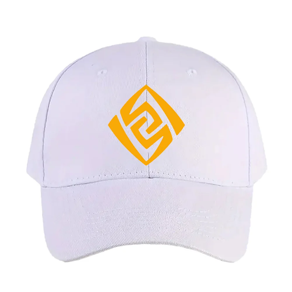 Geo Element Genshin Impact Unisex Adult summer Baseball Caps with Curved Brim adjustable hiking fishing hat