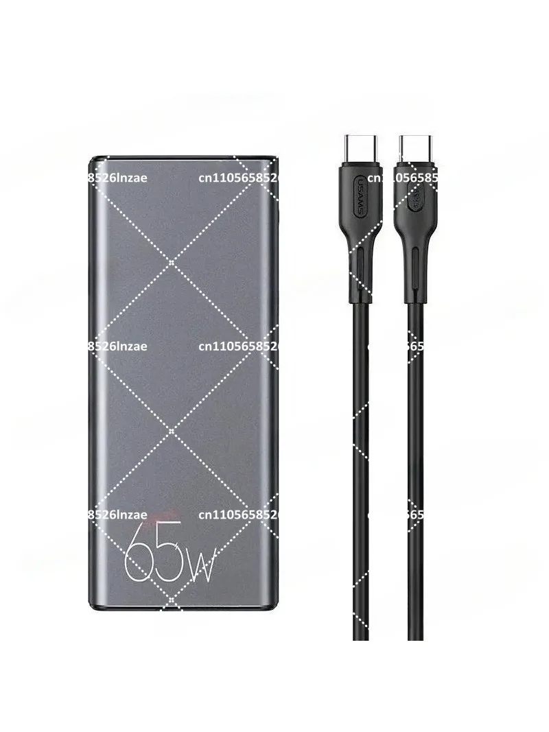 65W 30000mAh Fast Charging Power Bank Laptop Portable Charger with 100W USB Cable