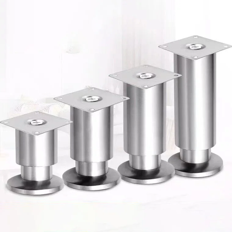 1Pcs Adjustable Support Segs,3.8~30cm Stainless Steel Furniture Legs For Bed Legs,Table DIY Heightening Load-Bearing Accessories