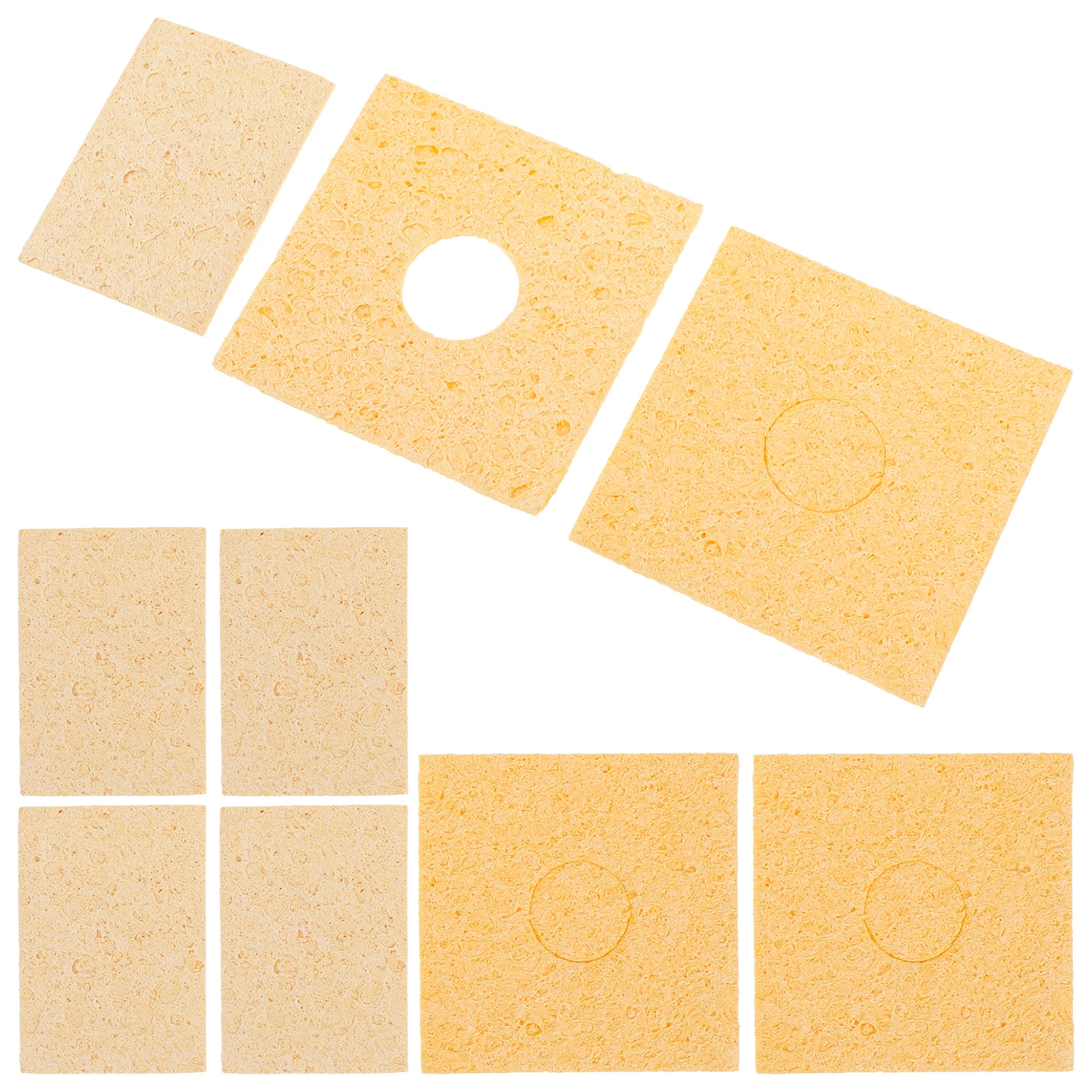 

10pcs Soldering Tip Cleaner Sponge High Temperature Resistance Reusable soldering iron tip cleaning solder cleaner