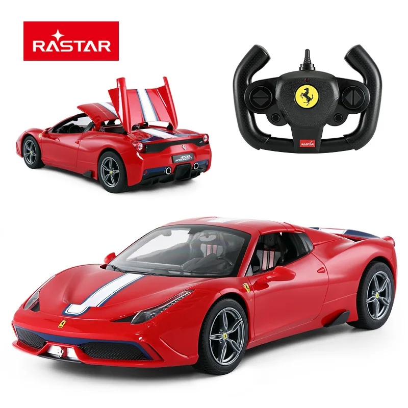 RASTAR Ferrari 458/SF90 Stradale RC Car 1:14 Scale Remote Control Car 600mAh Battery Auto Machine Vehicle Toy Gift For Children