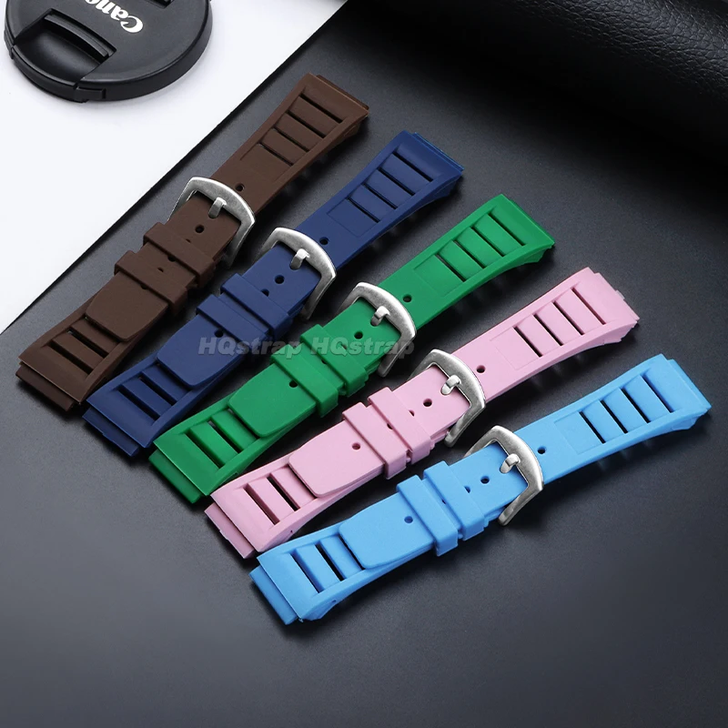 سيليكون حزام لريتشارد ميل RM011 حزام (استيك) ساعة 21 مللي متر * 17 مللي متر المطاط الغوص سوار مقاوم للماء العالمي استبدال معصمه